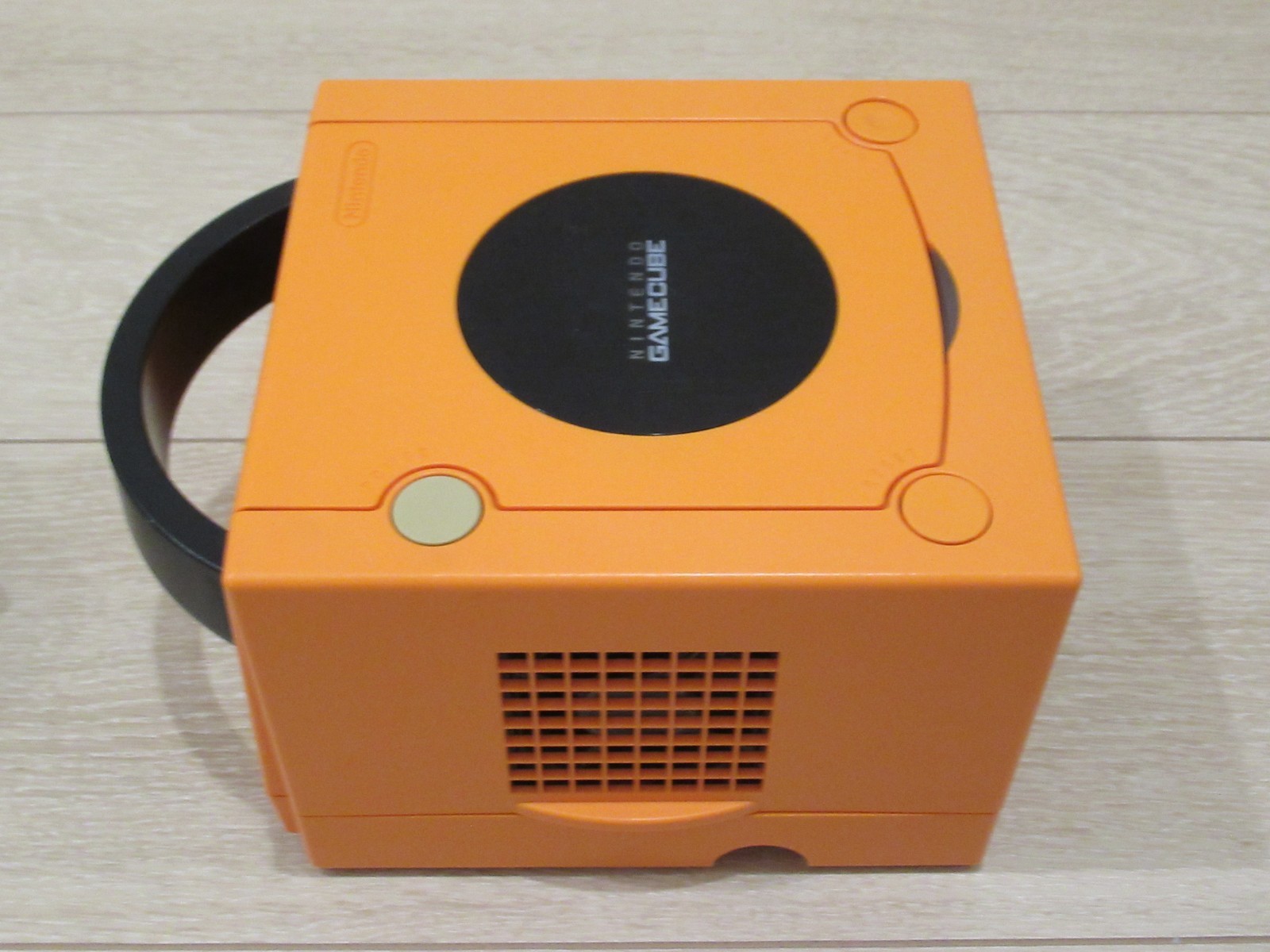 Nintendo GameCube DOL-001 Orange Console Japan Blue Controller AC Adapter Tested