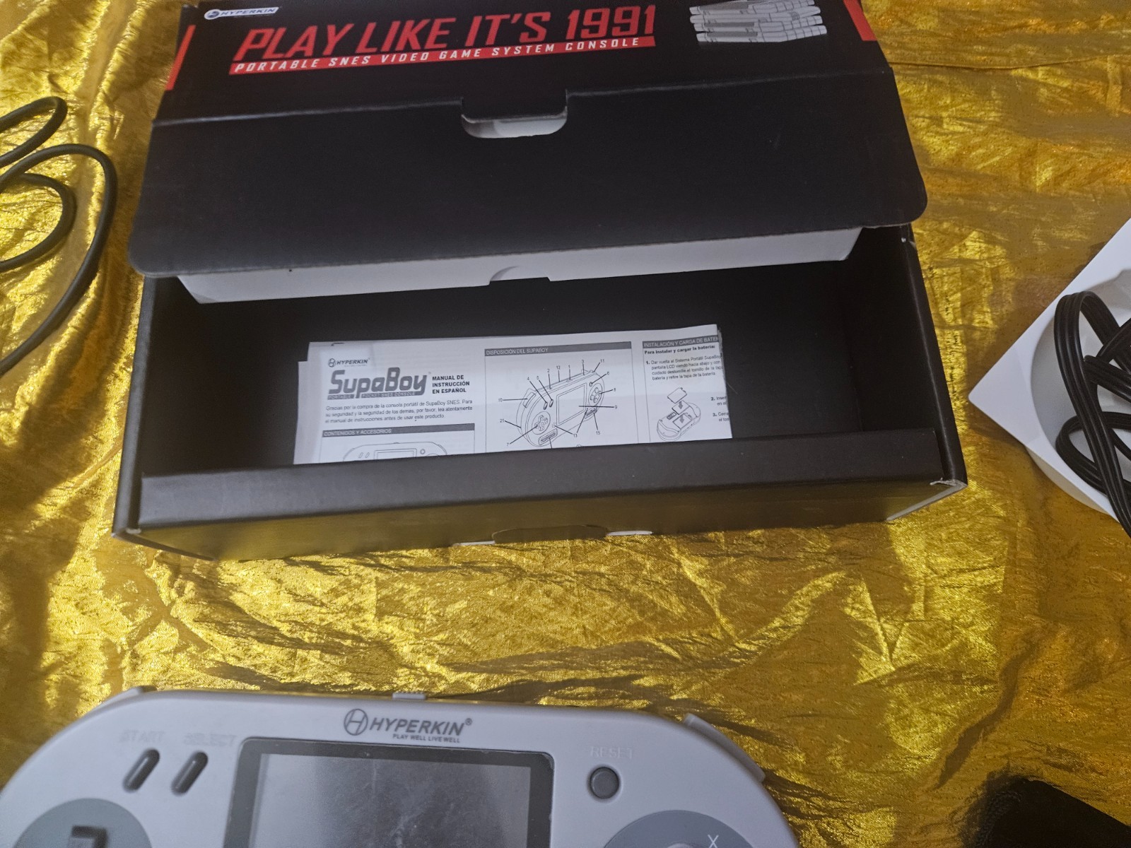 FOR REPAIR – SUPABOY Portable Pocket SNES Console Super Nintendo by HYPERKIN !!!