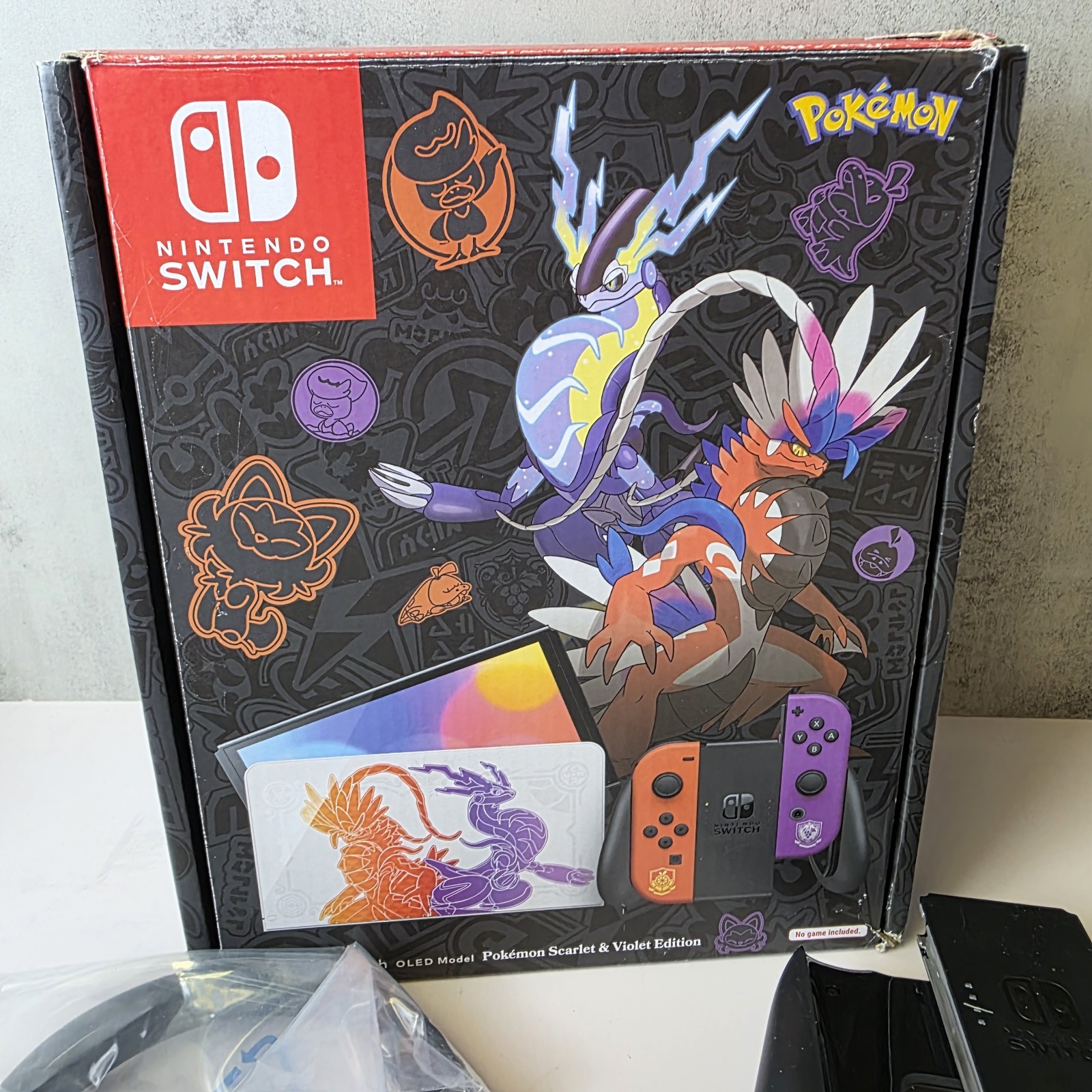 Nintendo Switch Pokemon Scarlet and Violet Edition OLED – No Switch Or Joycons