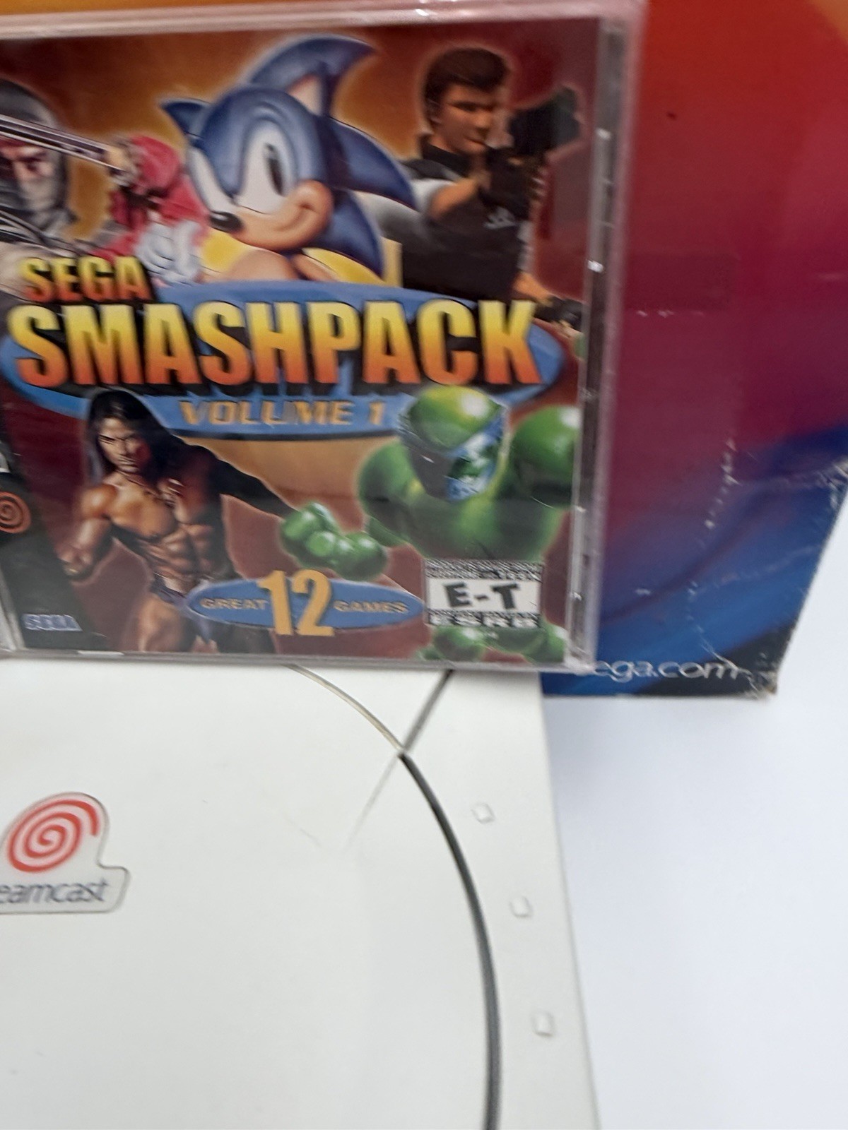 Sega Dreamcast HKT-3020 Console 2 OEM Controllers 2 OEM VMU 1 Game With Extras