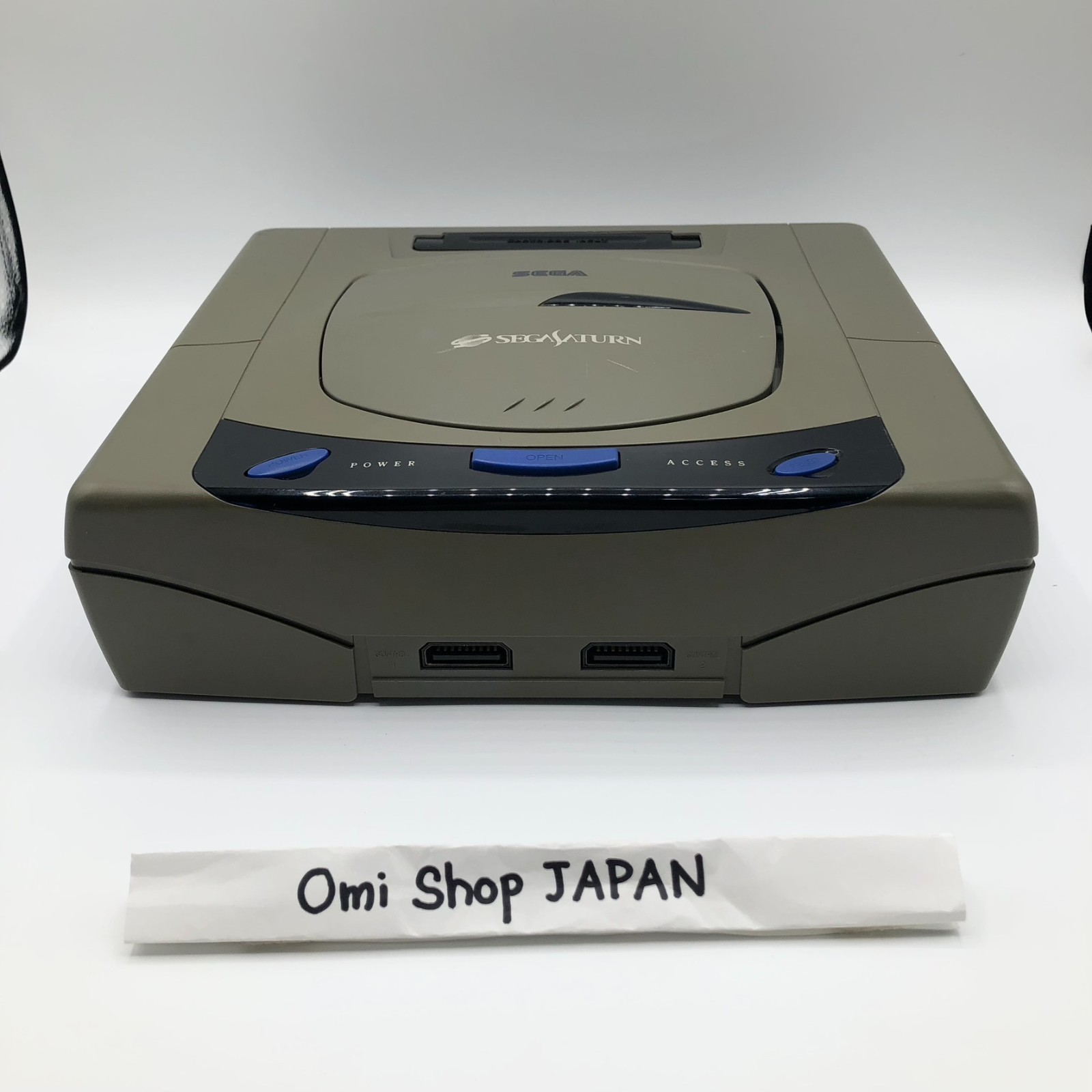 Sega Saturn SS Console HST-3210 Grey Tested working NTSC-J w/2 Controllers+Cable