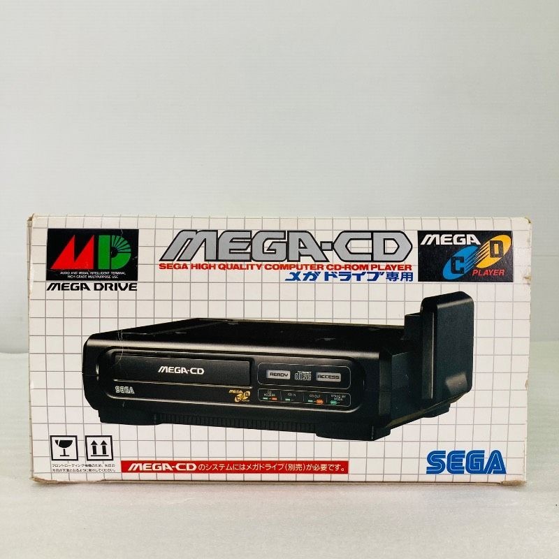 Sega Mega Drive Mega CD HAA-2910 Home Game Console Unconfirmed Near Mint