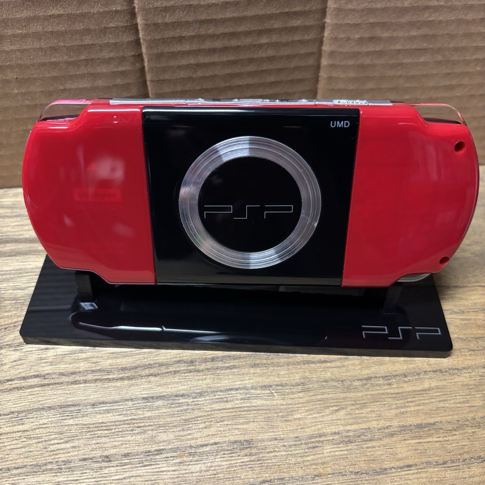 Custom Sony PSP 2000 (PlayStation Portable) – Black/ Red With Charger
