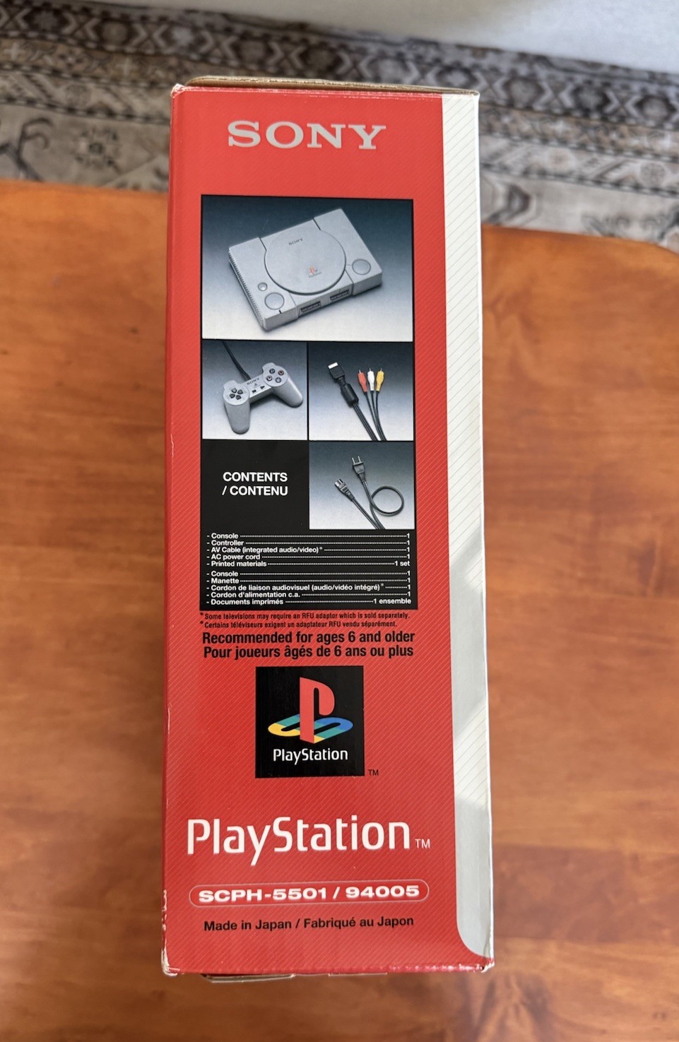 Playstation 1 Console PS1 SCPH-5501 Complete in Box CIB w/ Controller & Tested
