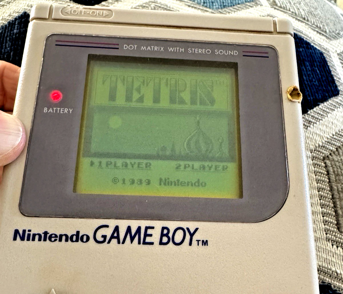 Nintendo Game Boy Launch Edition Handheld System In Box – Gray DMG-01