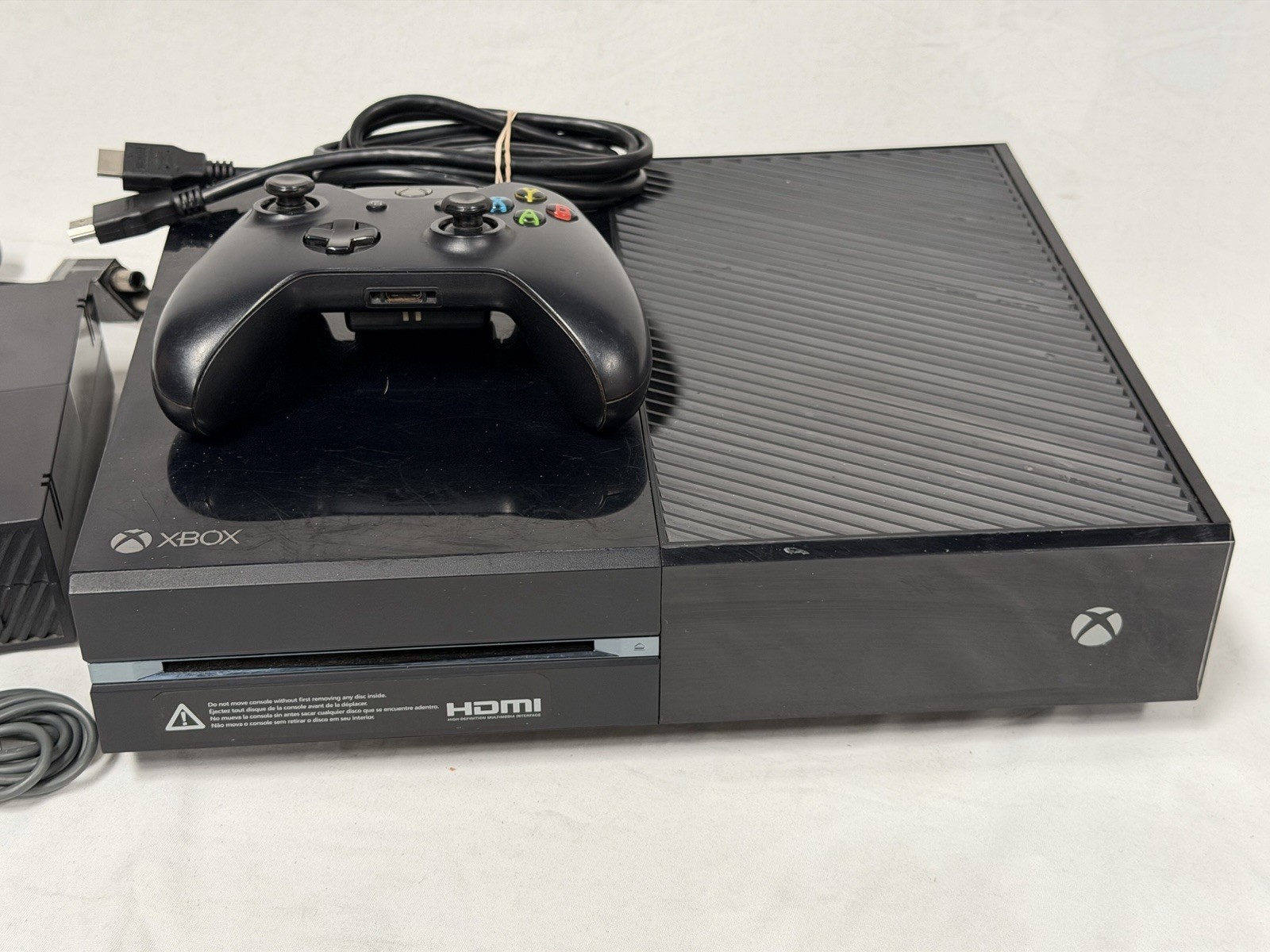 Microsoft Xbox One w/ Controller 500GB Black Console (Model 1540) Tested