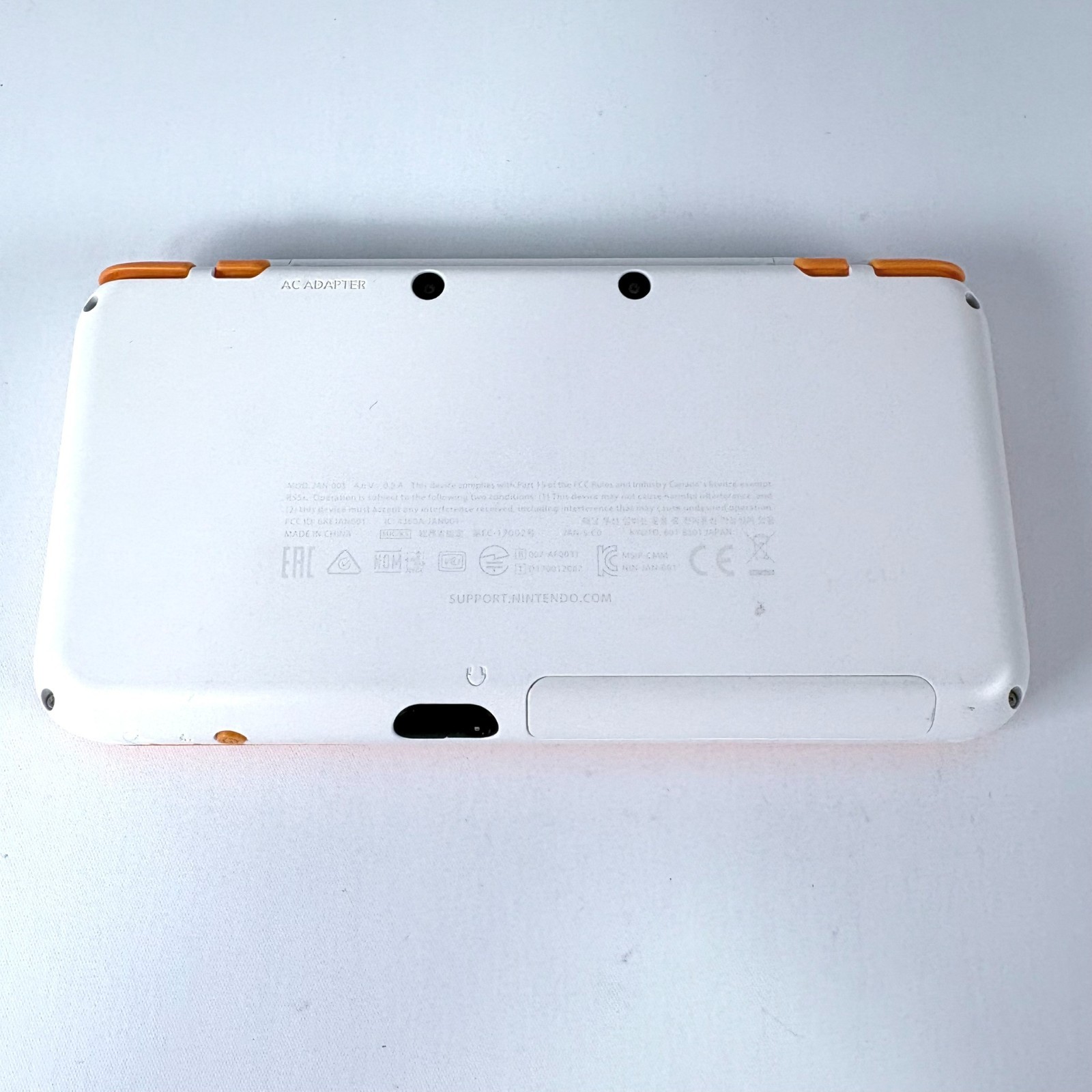 new Nintendo 2DS XL LL Console White Orange NTSC-J Japan Console