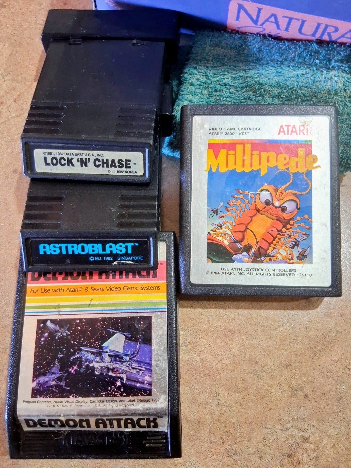 Atari 7800 ProSystem Bundle Tested w/ 2 Wico Controllers & 25+ Games Working