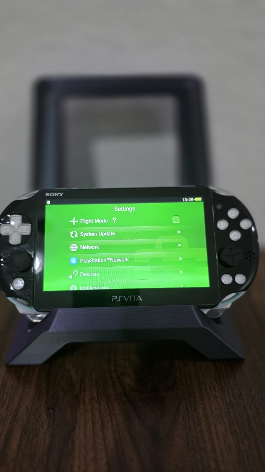 Sony PS Vita Slim PCH-2000 Custom Black/White/Blue Console Tested