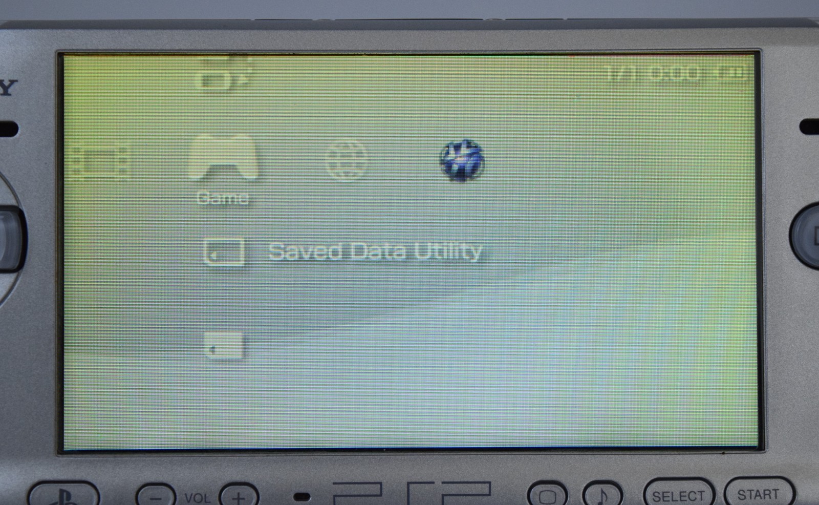 Sony PSP 3000 Gundam VS Gundam Silver OEM Console Tested Working Japan