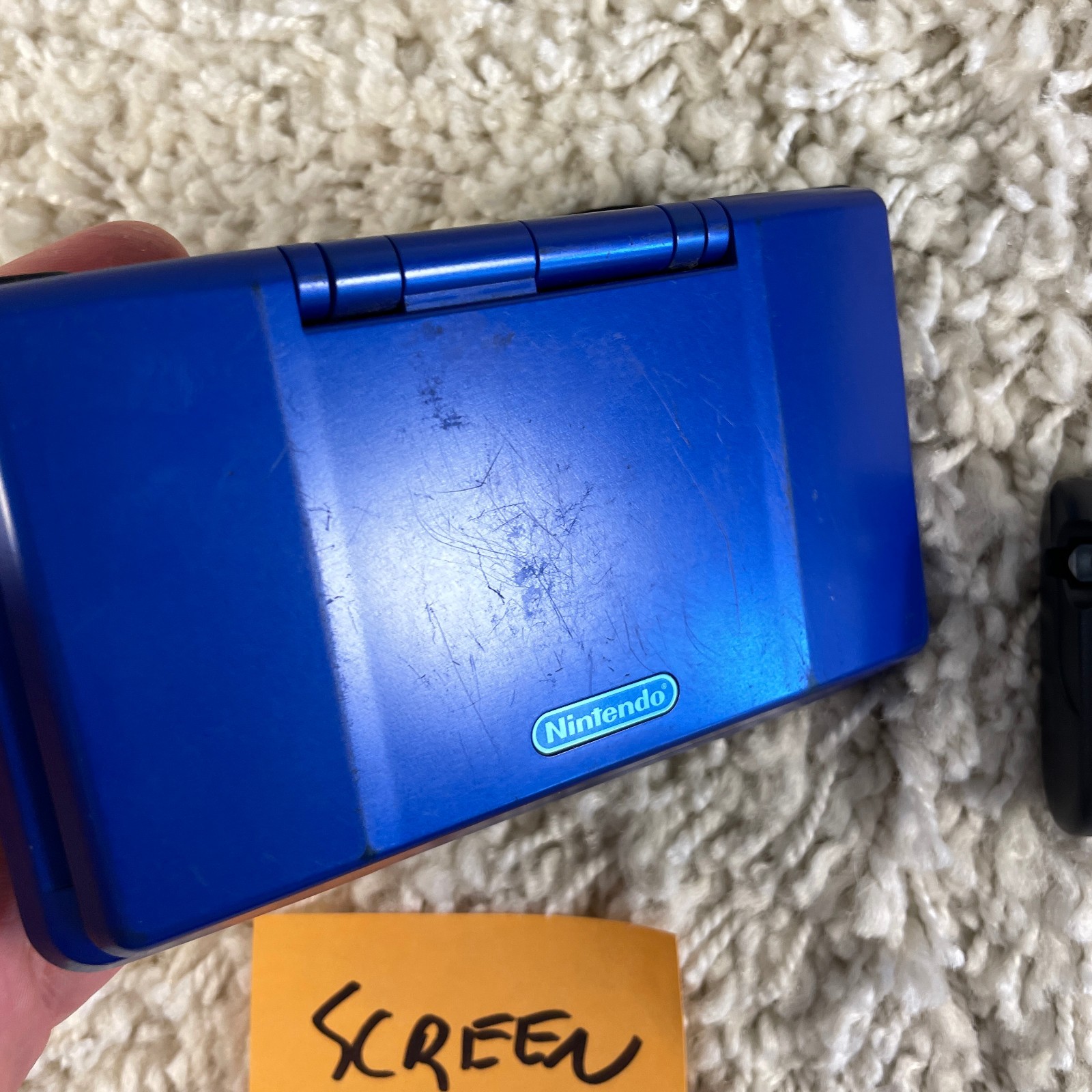 Nintendo DS Original NTR-001 Cobalt Blue Handheld Console System READ