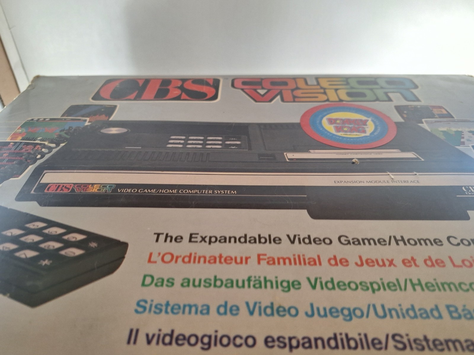 Coleco Colecovision Box And Console Shell Only