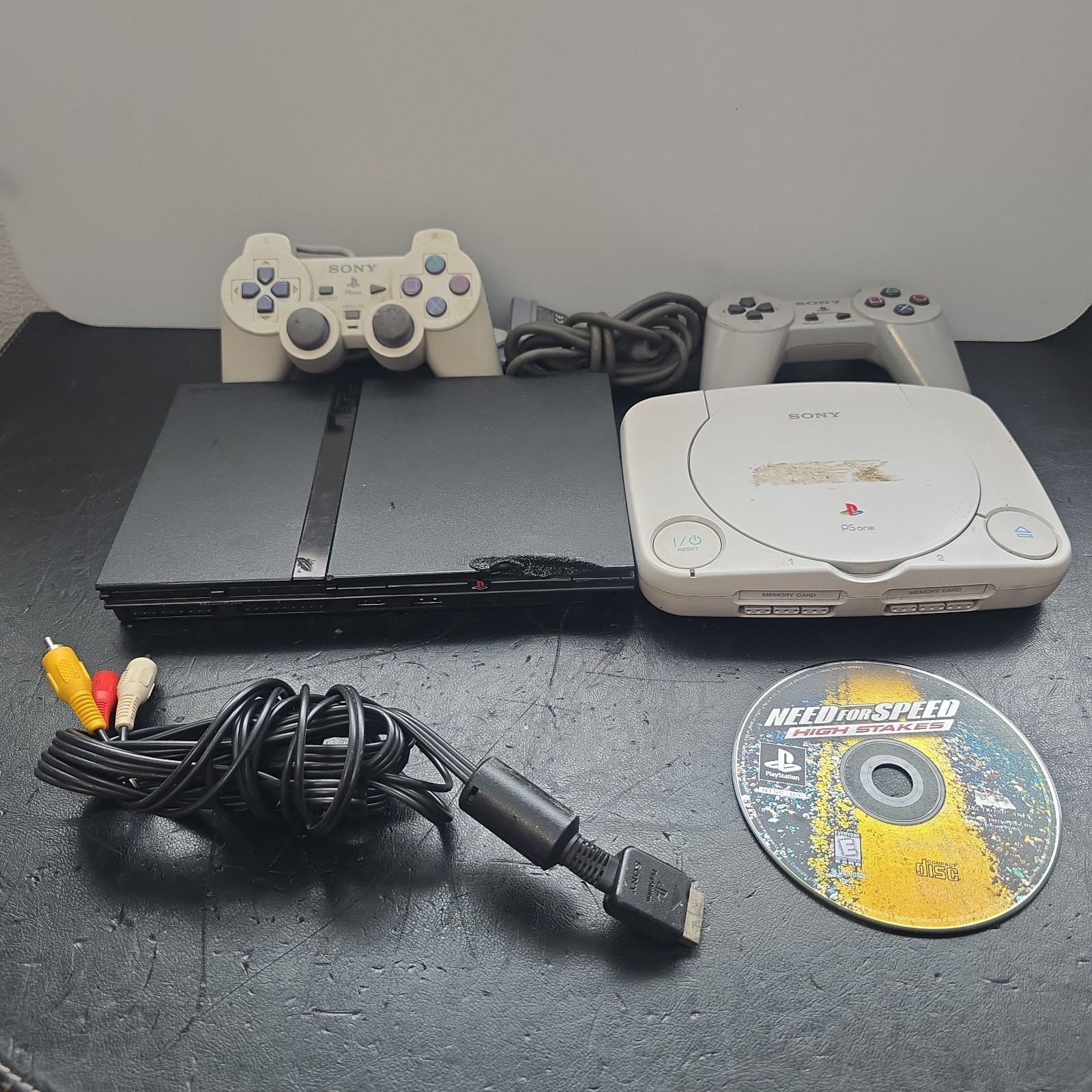 Sony Playstation PS One & PS2 Slim Bundle – Untested