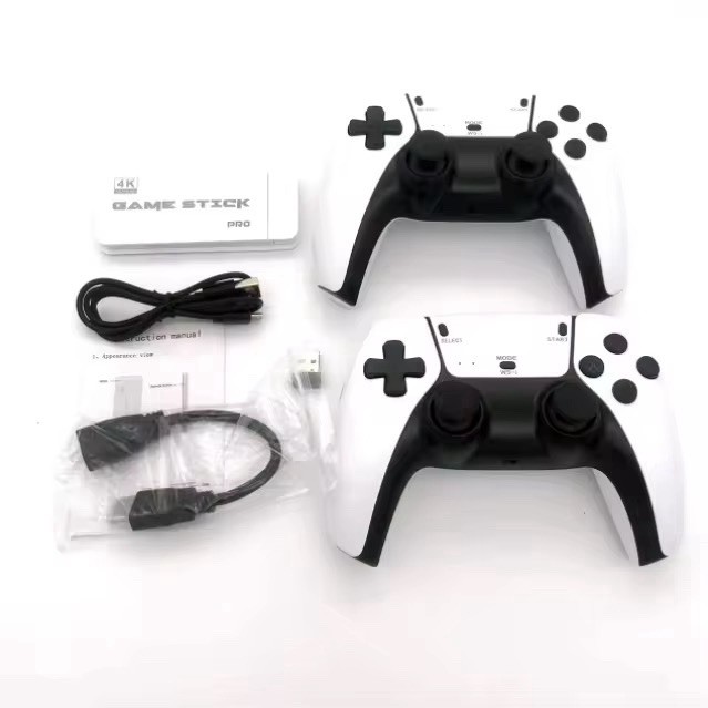 4K Retro Game Stick Built-in 20000+ Games, HDMI Output 3D Nostalgia 64g Memory