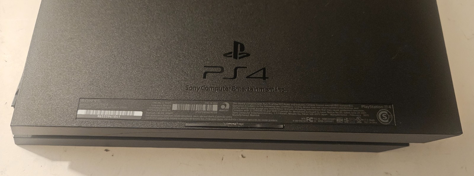 Sony Playstation 4 500GB Black Console PS4 W/ 2 ControllerS & Cords Tested !
