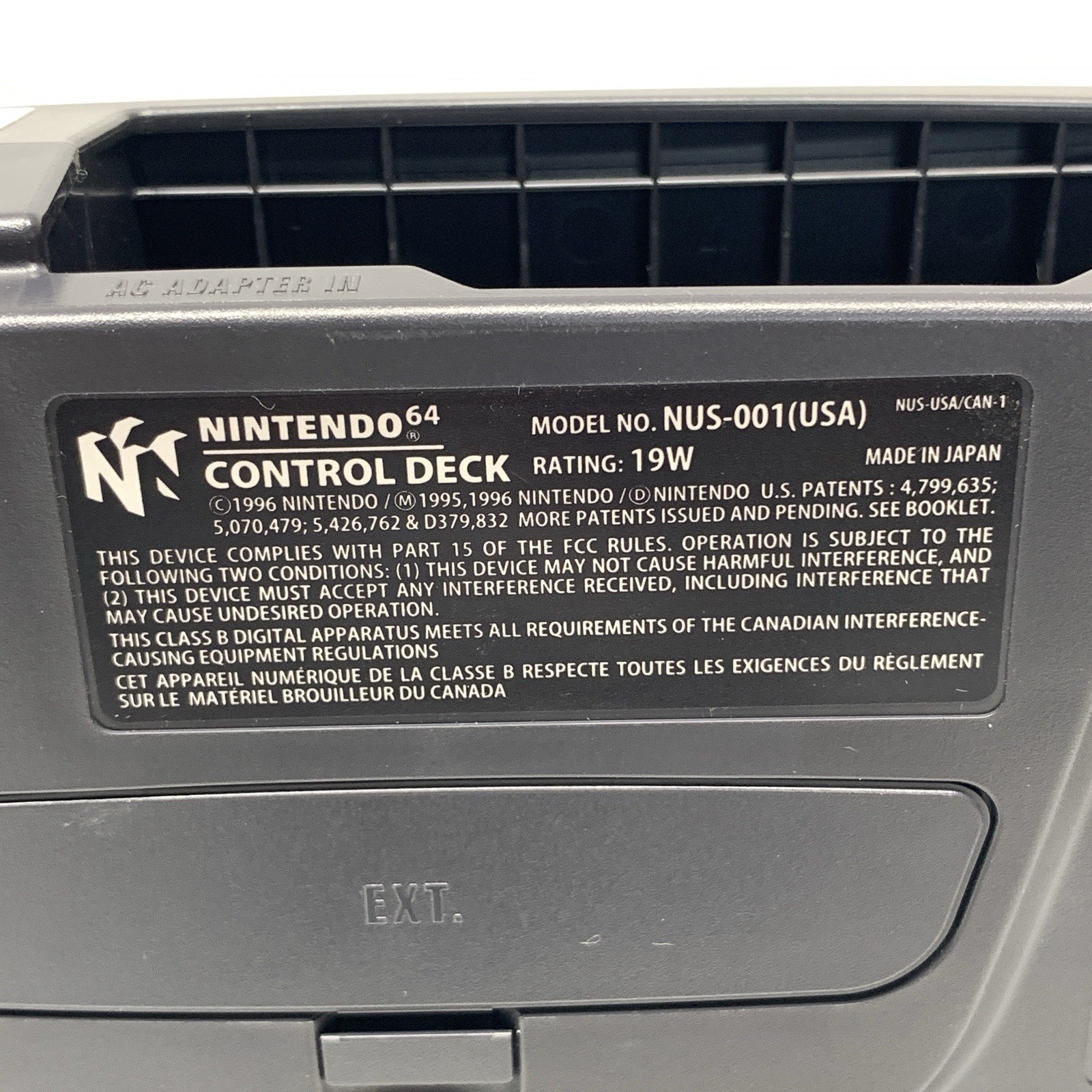 Nintendo 64 N64 Console Bundle NUS-001 (USA) 2 Controllers, 2 Games, NO AV Cord