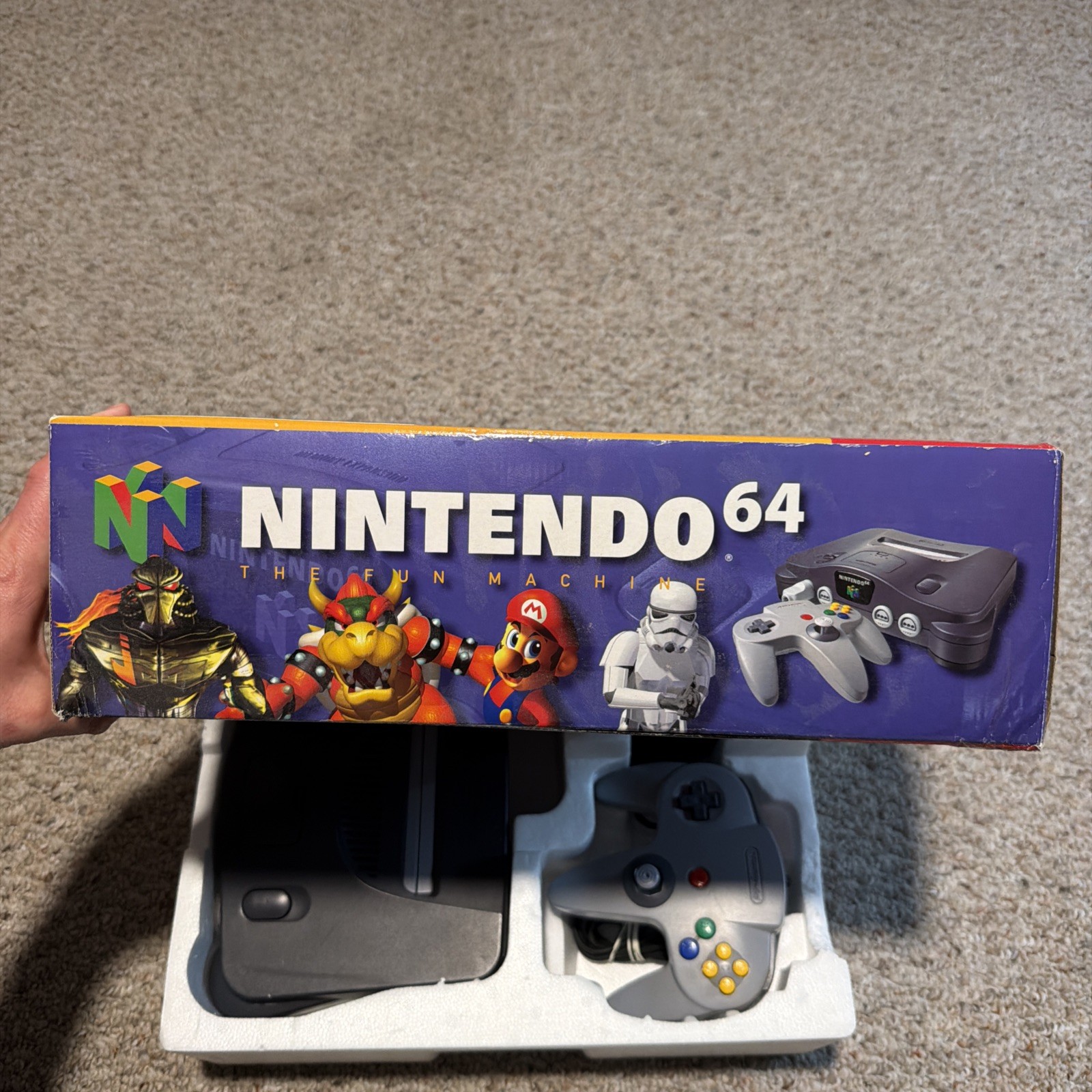 Nintendo 64 Console N64 Complete In Original Box *NICE CONDITION! Fast Shipping