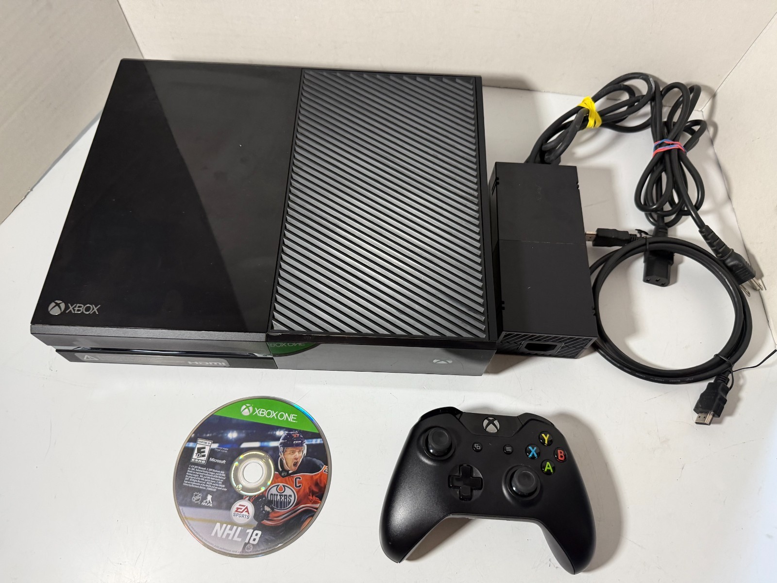 Microsoft Xbox One 500GB Console -Black 1540 Bundle with Controller, Cords, Game