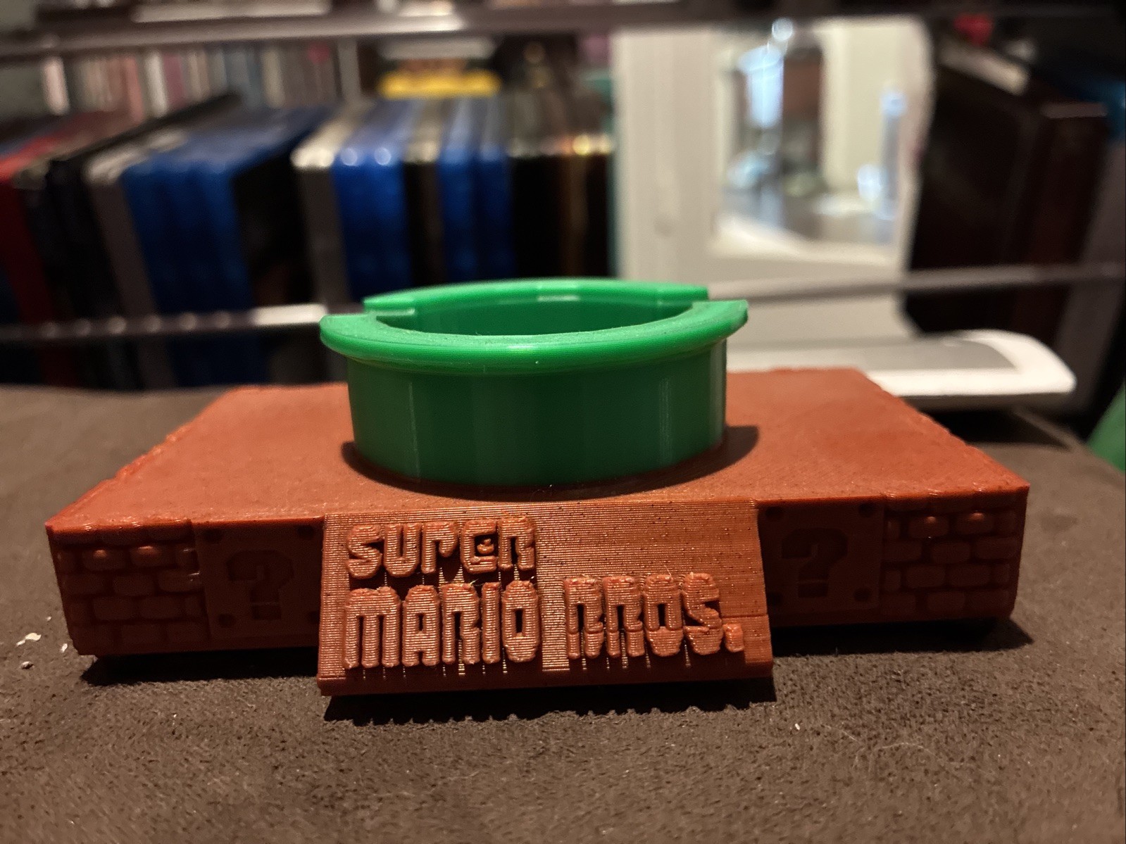 Nintendo Super Mario Bros Handheld Game and Watch w/ Color Screen/ Display Stand