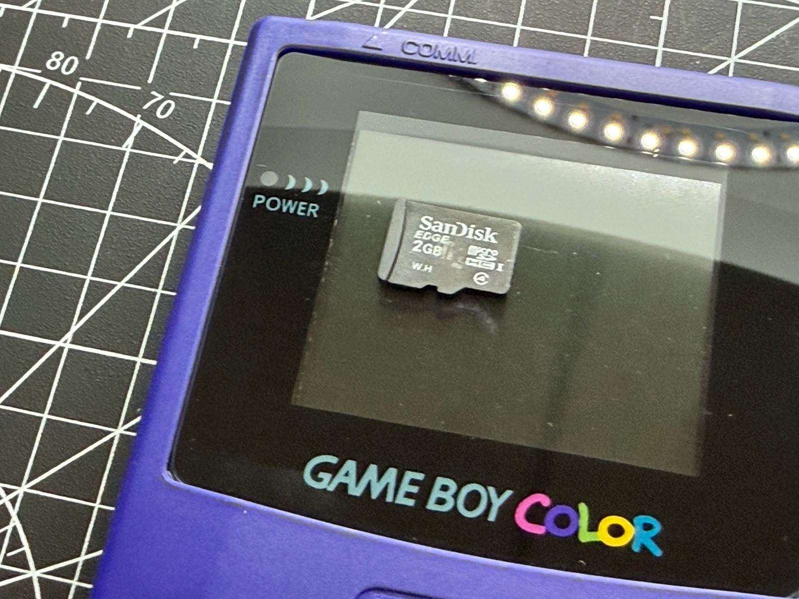 Retro ESP32 W/ Highlight LCD & Gameboy Color Housing & Recharge Battery & 2GB SD