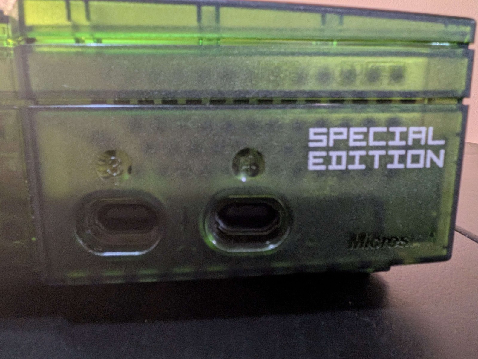 original xbox halo special edition green console NTSC – Working Tested