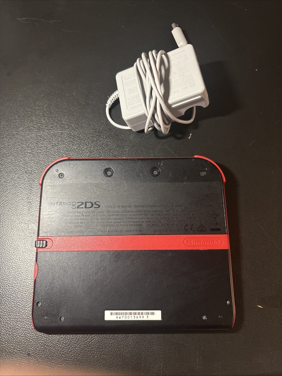 Nintendo 2DS Launch Edition Crimson Red Handheld System