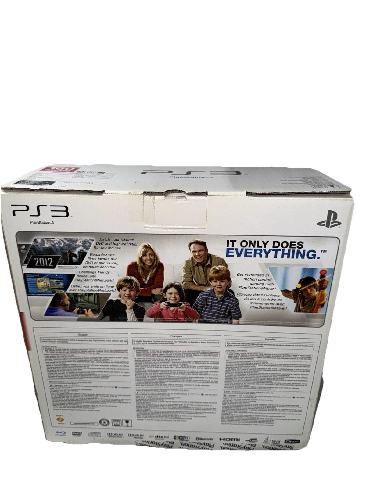 PlayStation 3 PS3 Slim 160GB Console CECH-2501A Completed In box CIB. TESTED!!