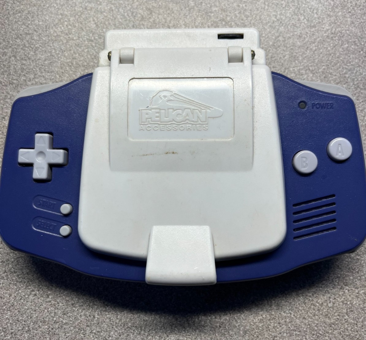 Nintendo Game Boy Advance – Blue (AGB-001) – Tested – with game and accessory