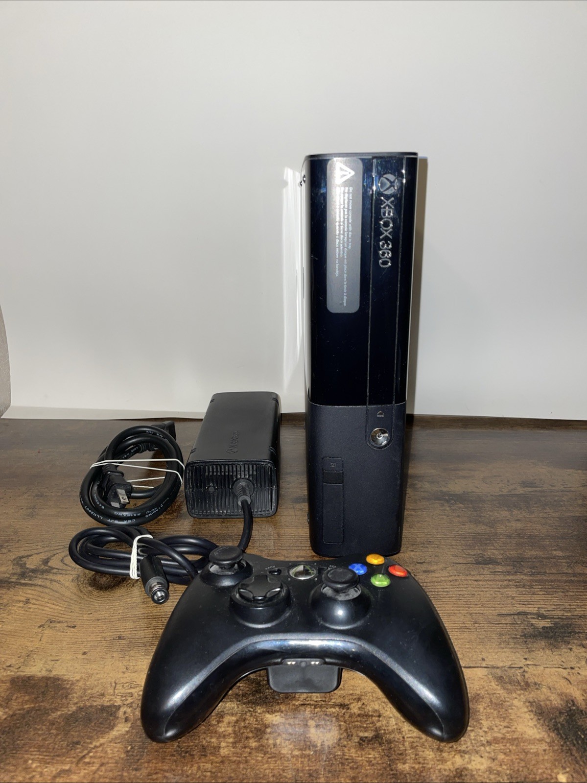 Microsoft Xbox 360 E 250GB Console Model 1538 Bundle OEM Controller Power Supply