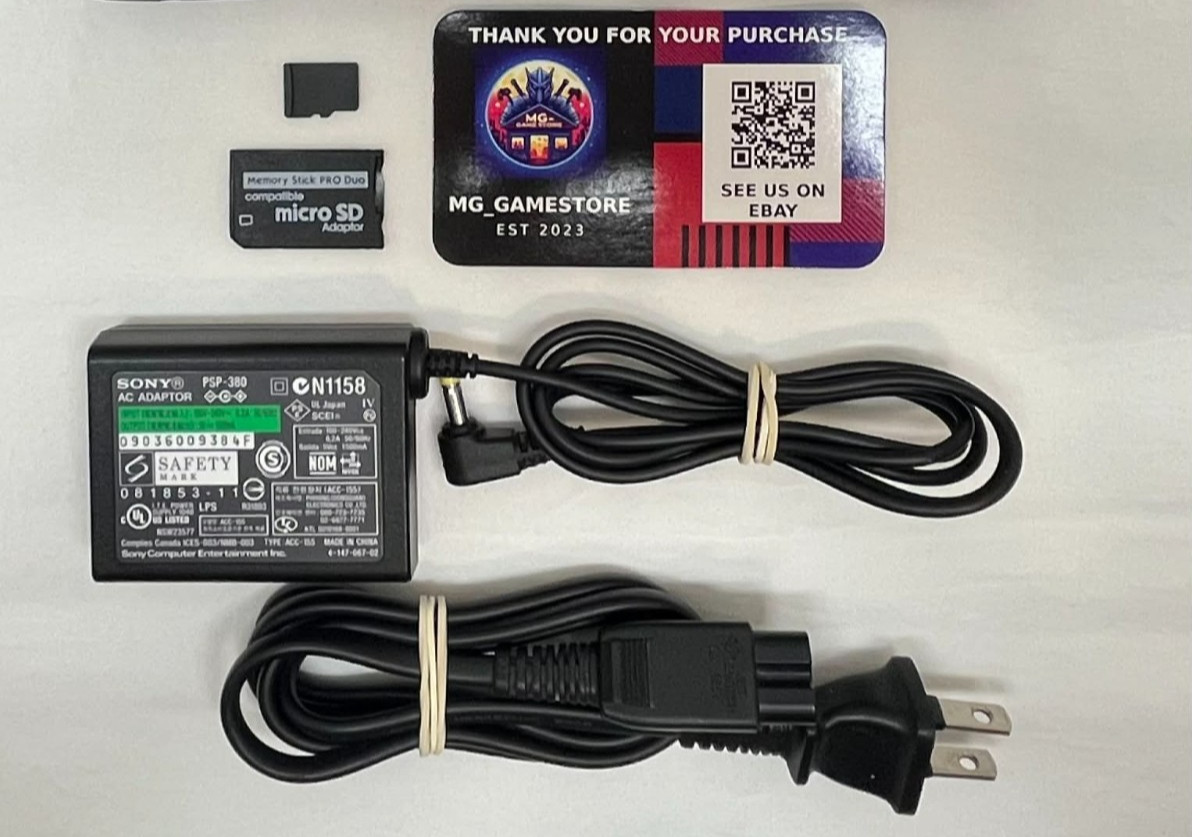 PSP 3000 Final Fantasy / New Battery / Genuine Sony Charger / Region Free / 16GB
