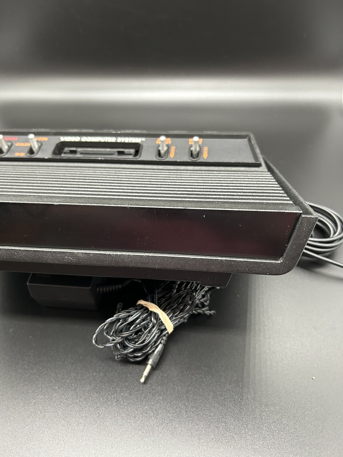 Atari 2600 Darth Vader Black Console 1 Controller OEM Power Cord Tested WORKS!!!
