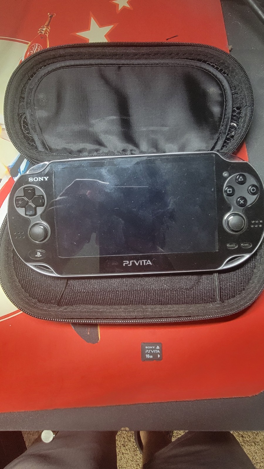 Sony PlayStation Vita PSVita 1000 with 13 games, 16 GB Card, Charger, and Case!