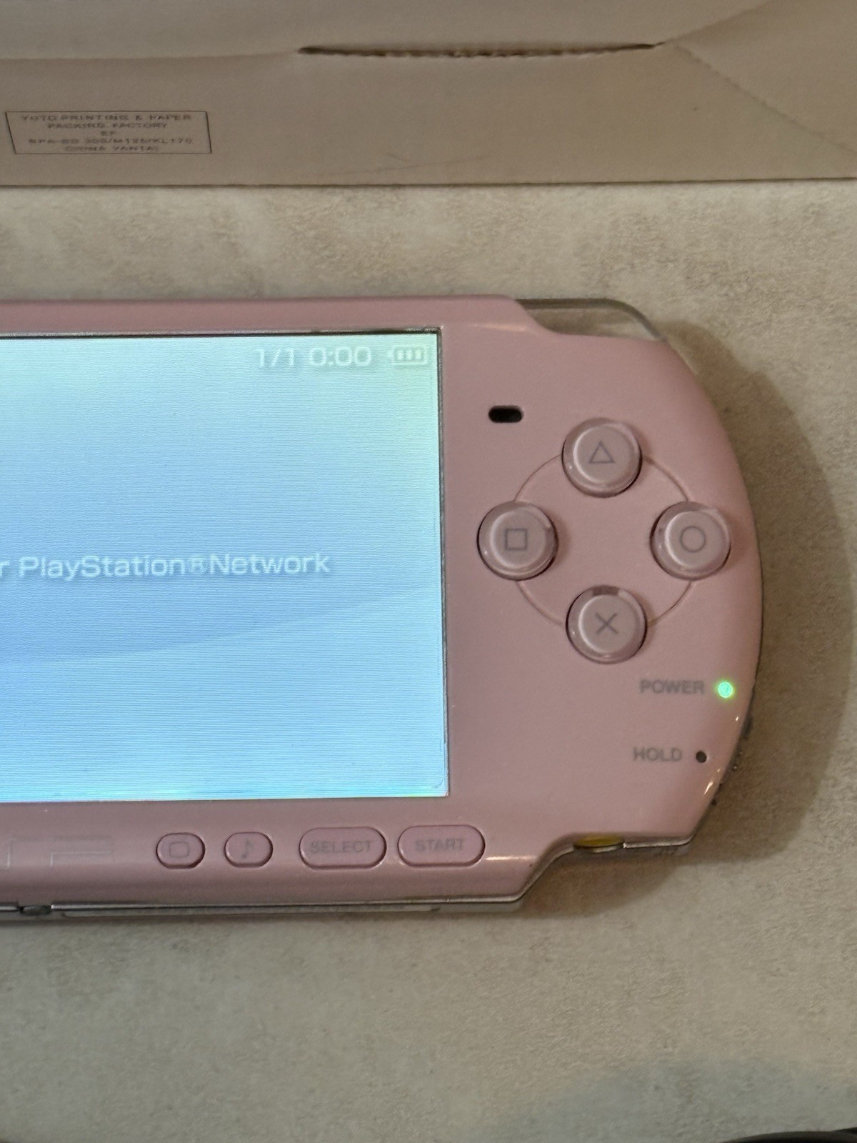 Sony PSP 3000 Console, Blossom Pink Near Mint Complete In Box