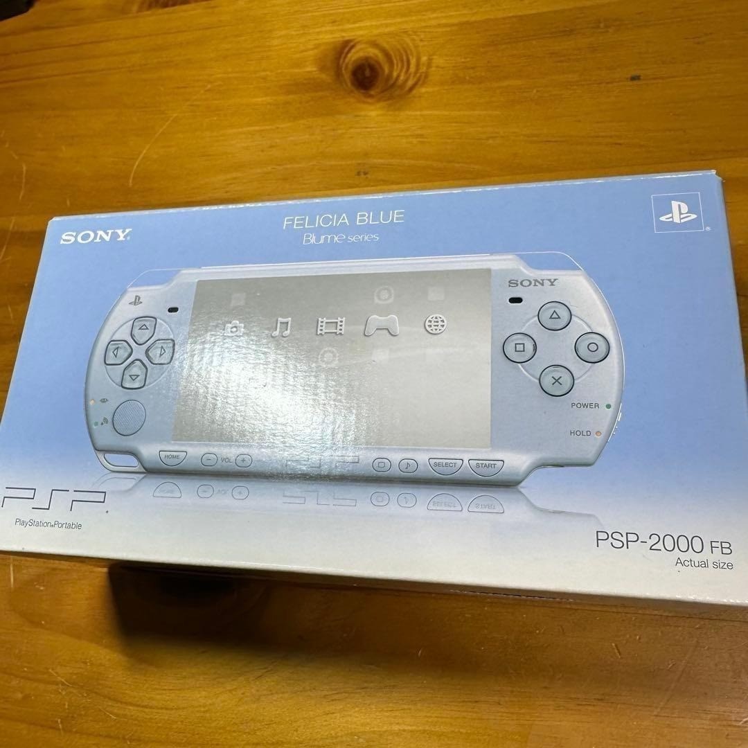 Sony PlayStation Portable PSP 2000 Console Felicia Blue USED Japan Free Shipping