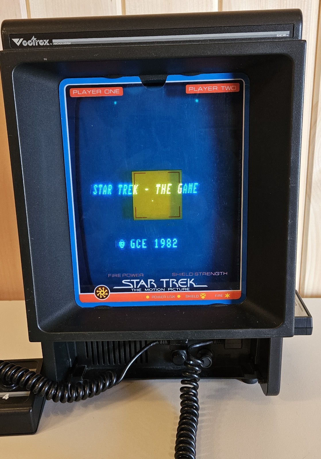 Vintage Vectrex Arcade System Video Game Console / 2 Controllers / 9 Games Lot