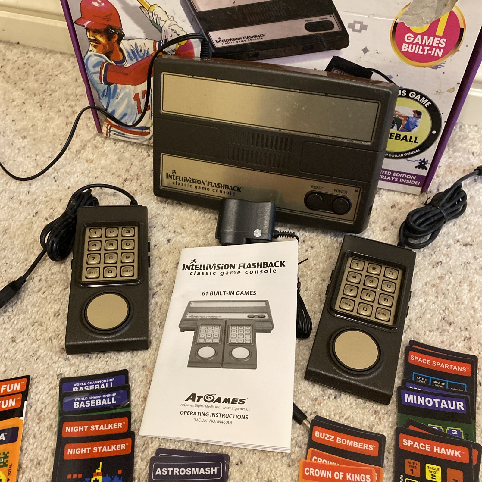 INTELLIVISION Flashback Classic Console 61 Games Complete With Box Tested!