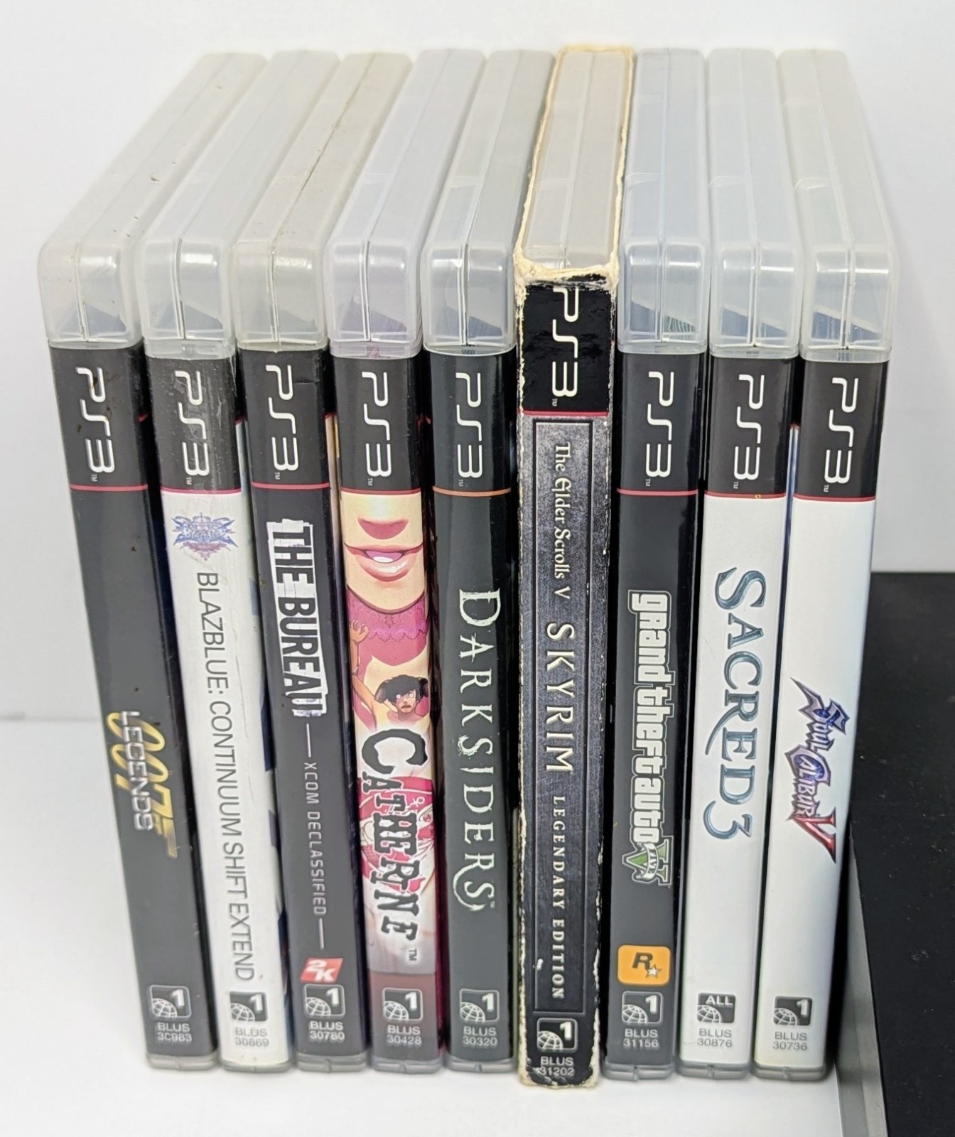 PlayStation 3 PS3 Slim 160GB Console Bundle w 10 Games – GTA V, Skyrim – Tested!