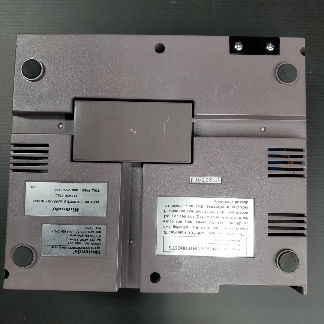 Original Nintendo Entertainment System NES 001 Console Set – CPLT Restored!