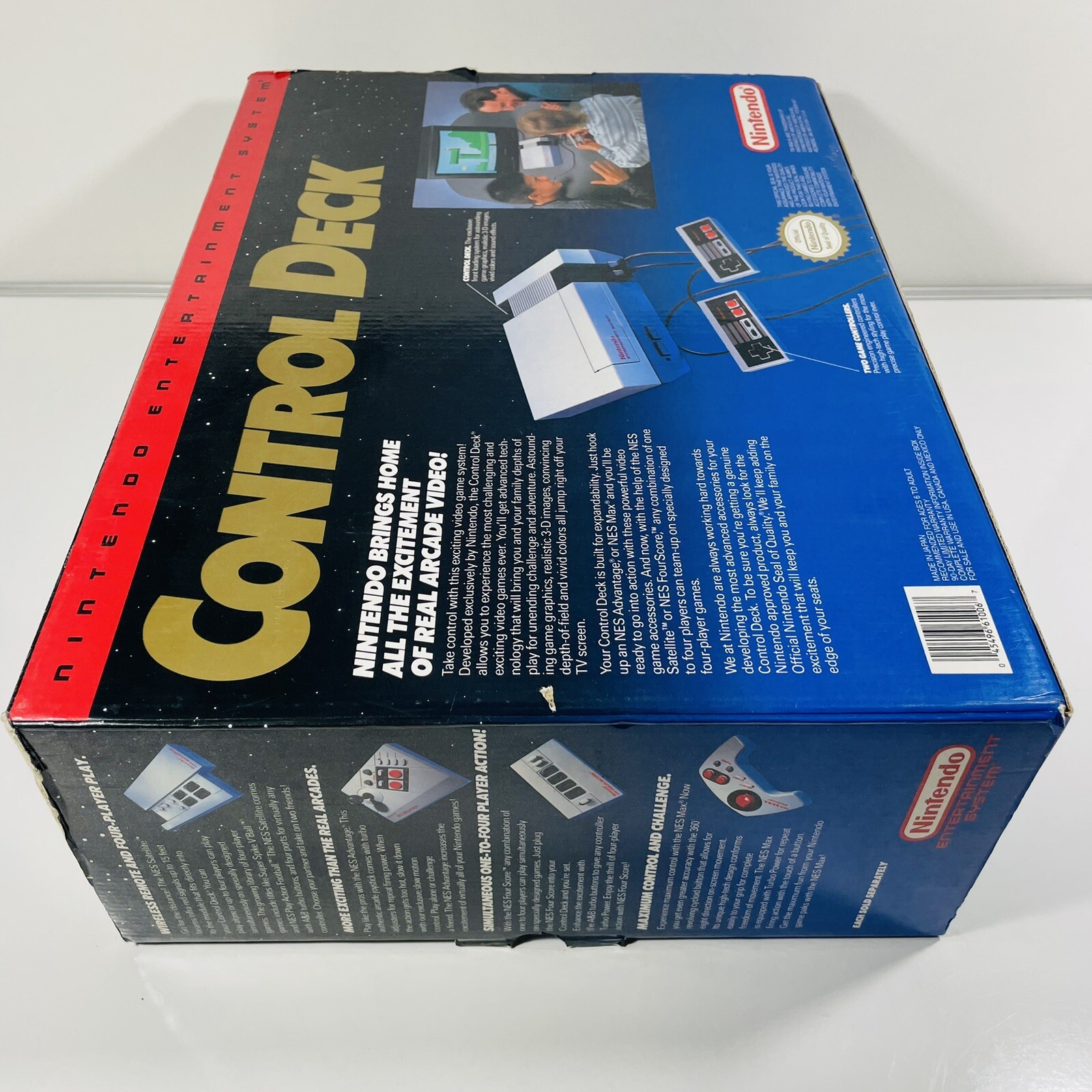 NES Nintendo Control Deck Console Complete in Box CIB Working Clean & Restored