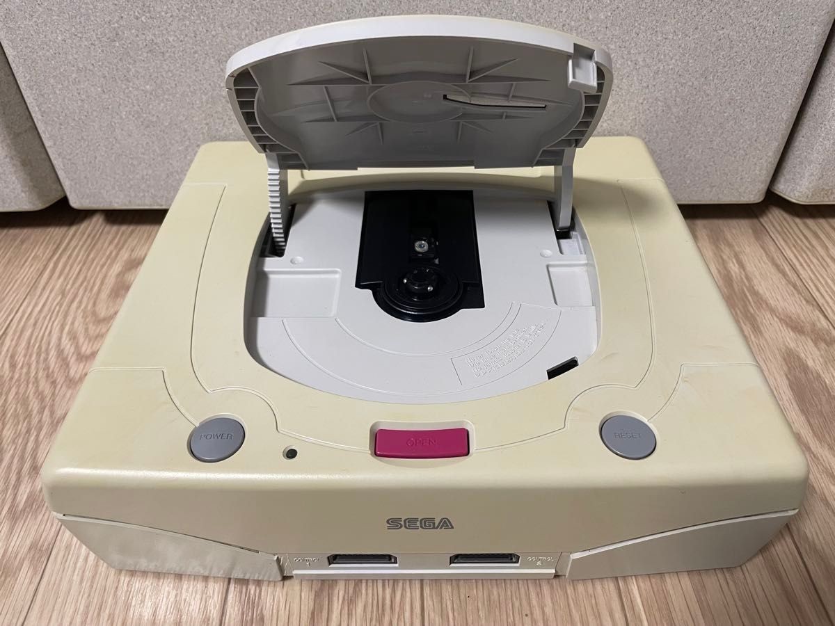 Sega Saturn Console White HST-3220 Japanese Version tested