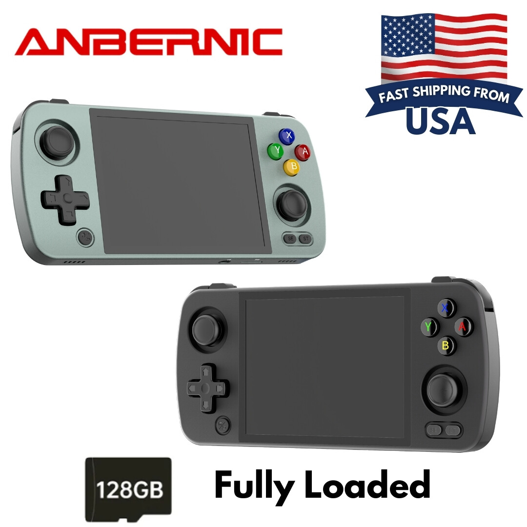 New Anbernic RG405M Retro Handheld Game Console Metal Case 128G Android 12