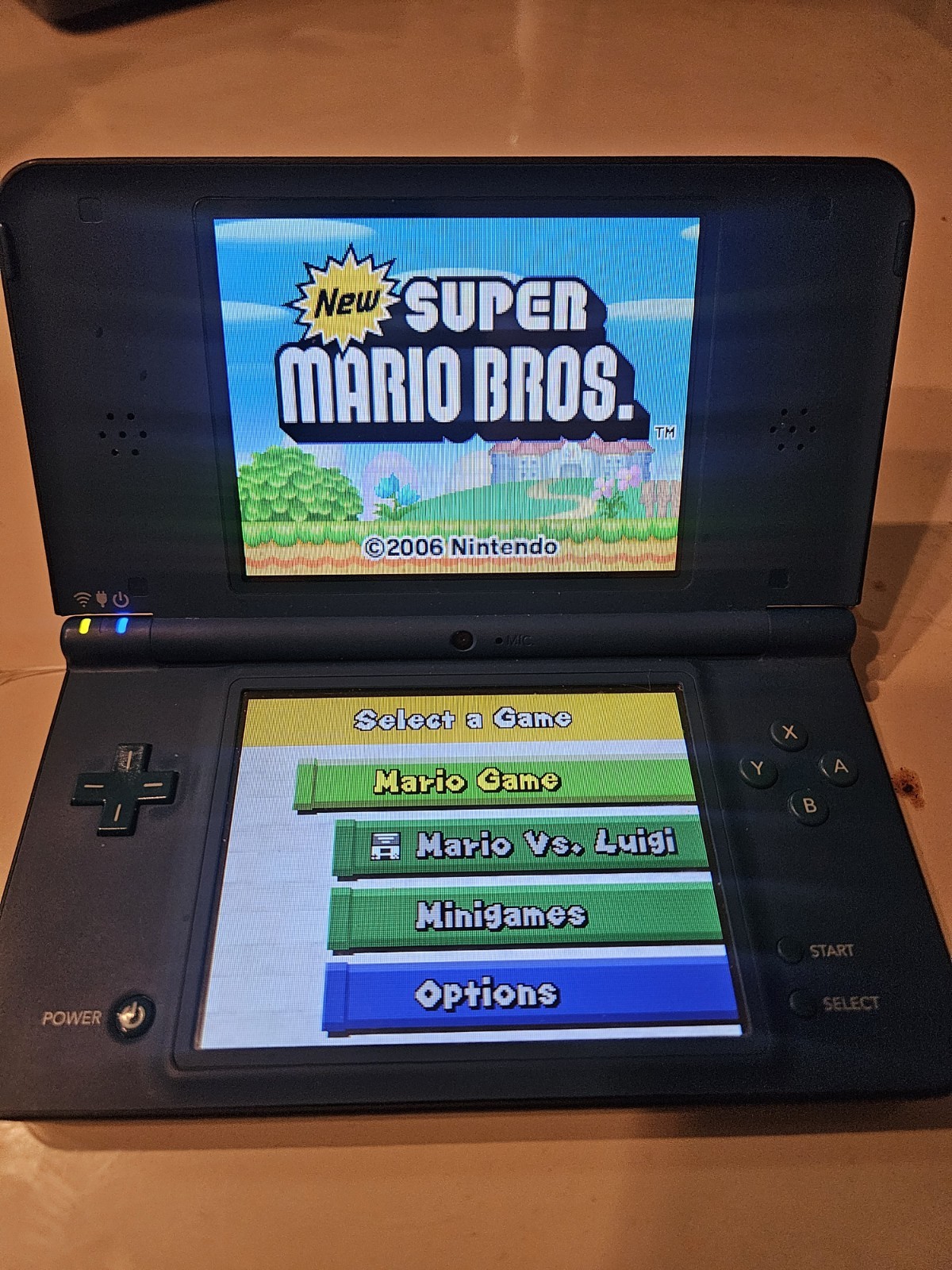 Nintendo DSi XL Midnight Blue W/ 16gb Memory Card