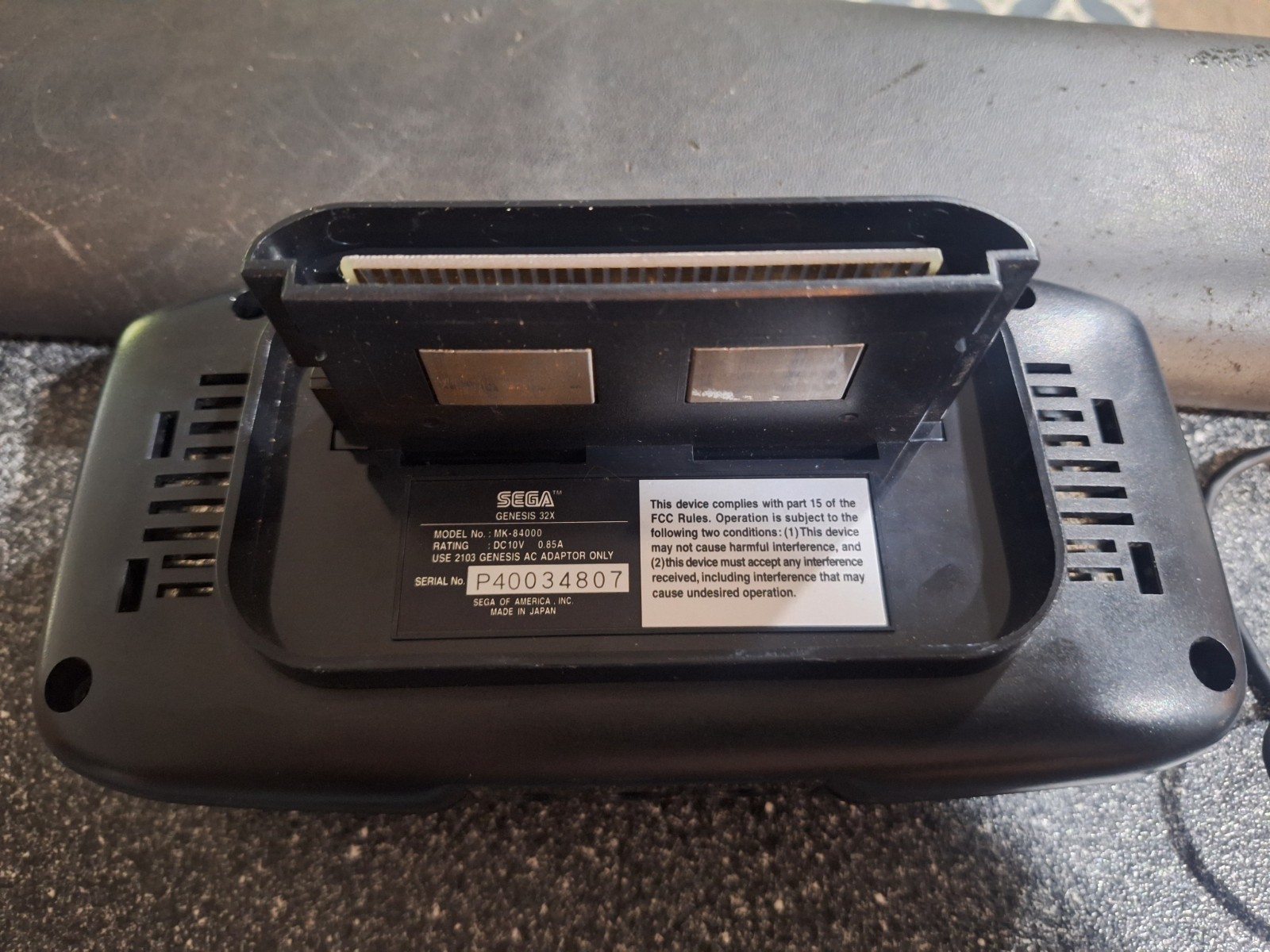 SEGA Genesis 32X Console Bundle With Full MODEL 1 Set-up TESTED WORKING