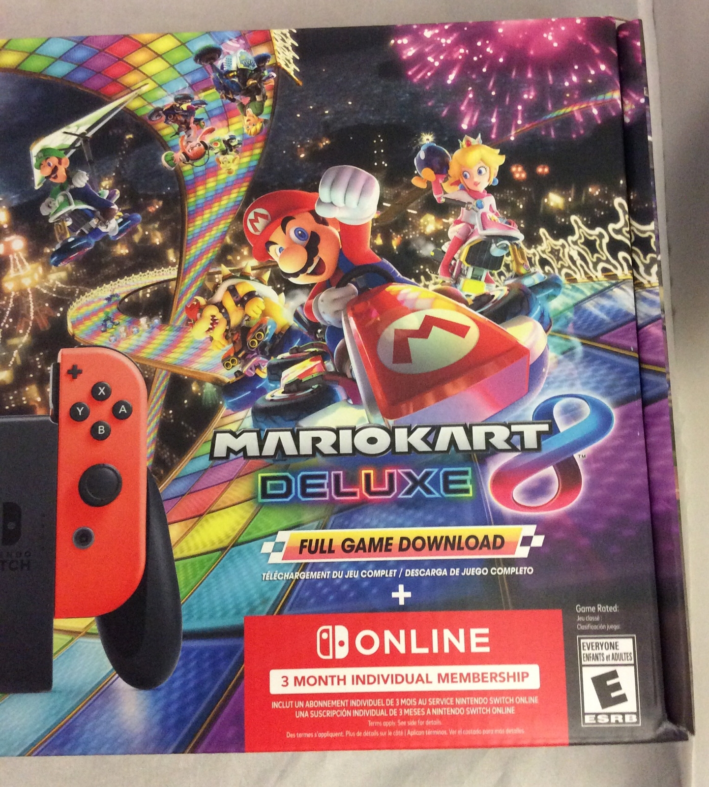 Nintendo Switch™ w/ Neon Blue & Neon Red Joy-Con™ + Mario Kart™ 8