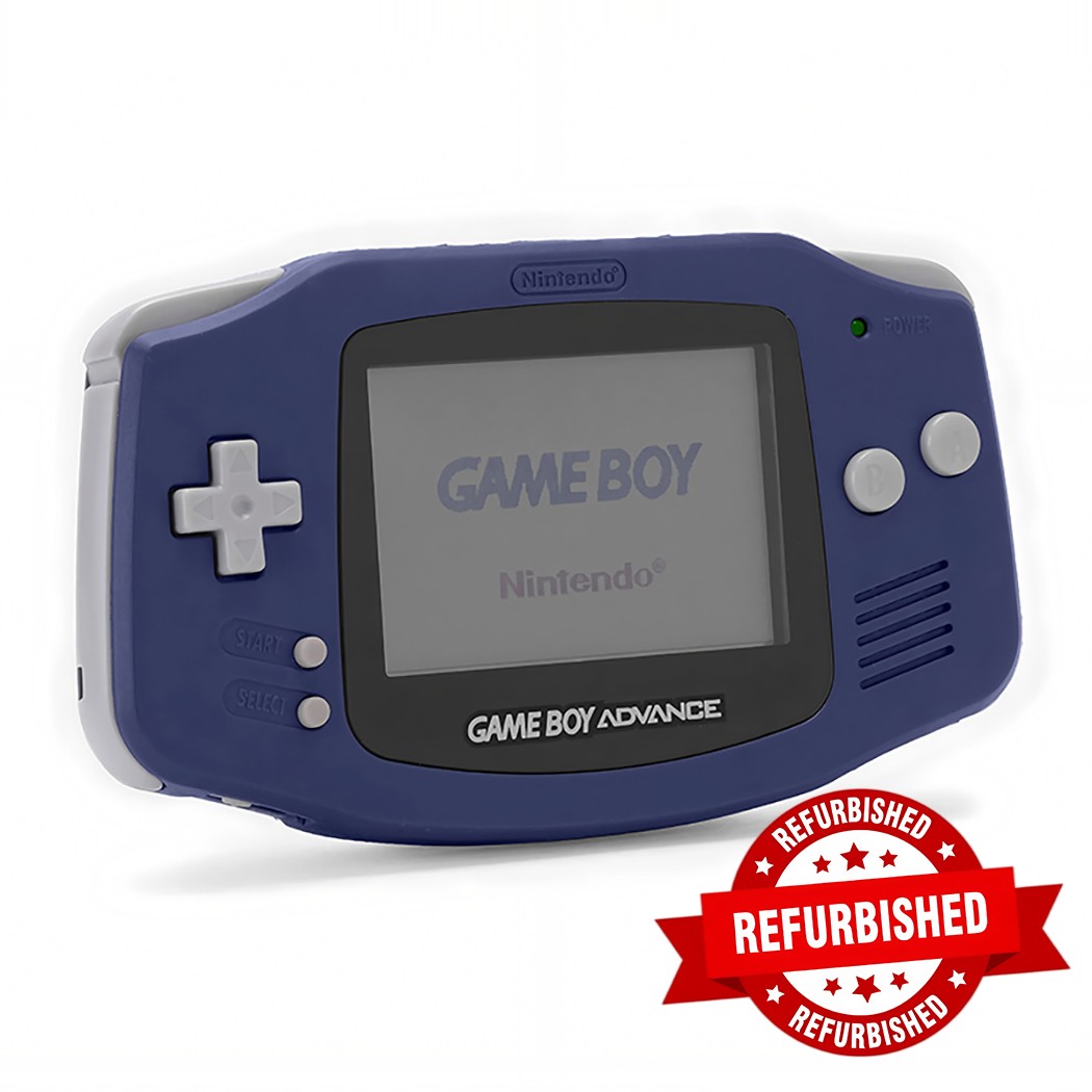 Nintendo Game Boy Advance Console System Cleaned Tested New Indigo CaseRenewed O