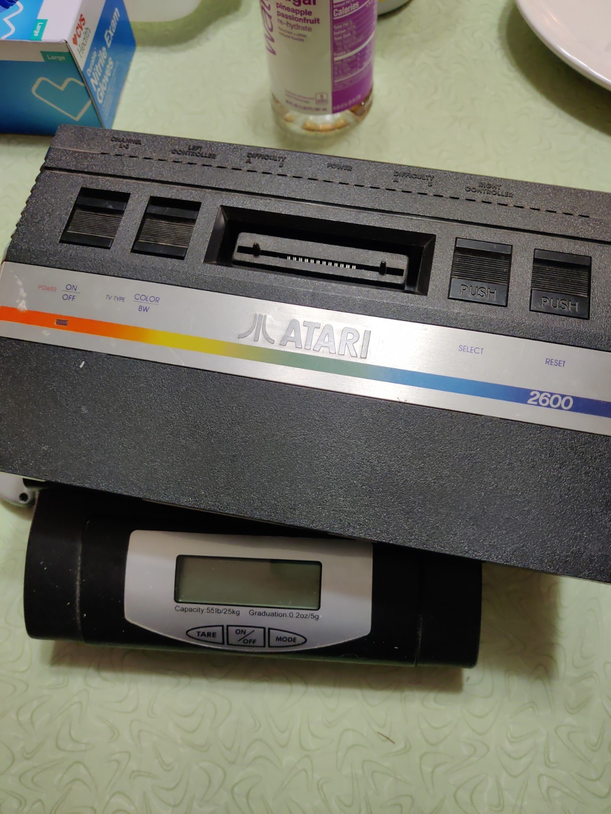 Nice Clean Atari 2600 Jr Console Video Game System + Power Cable