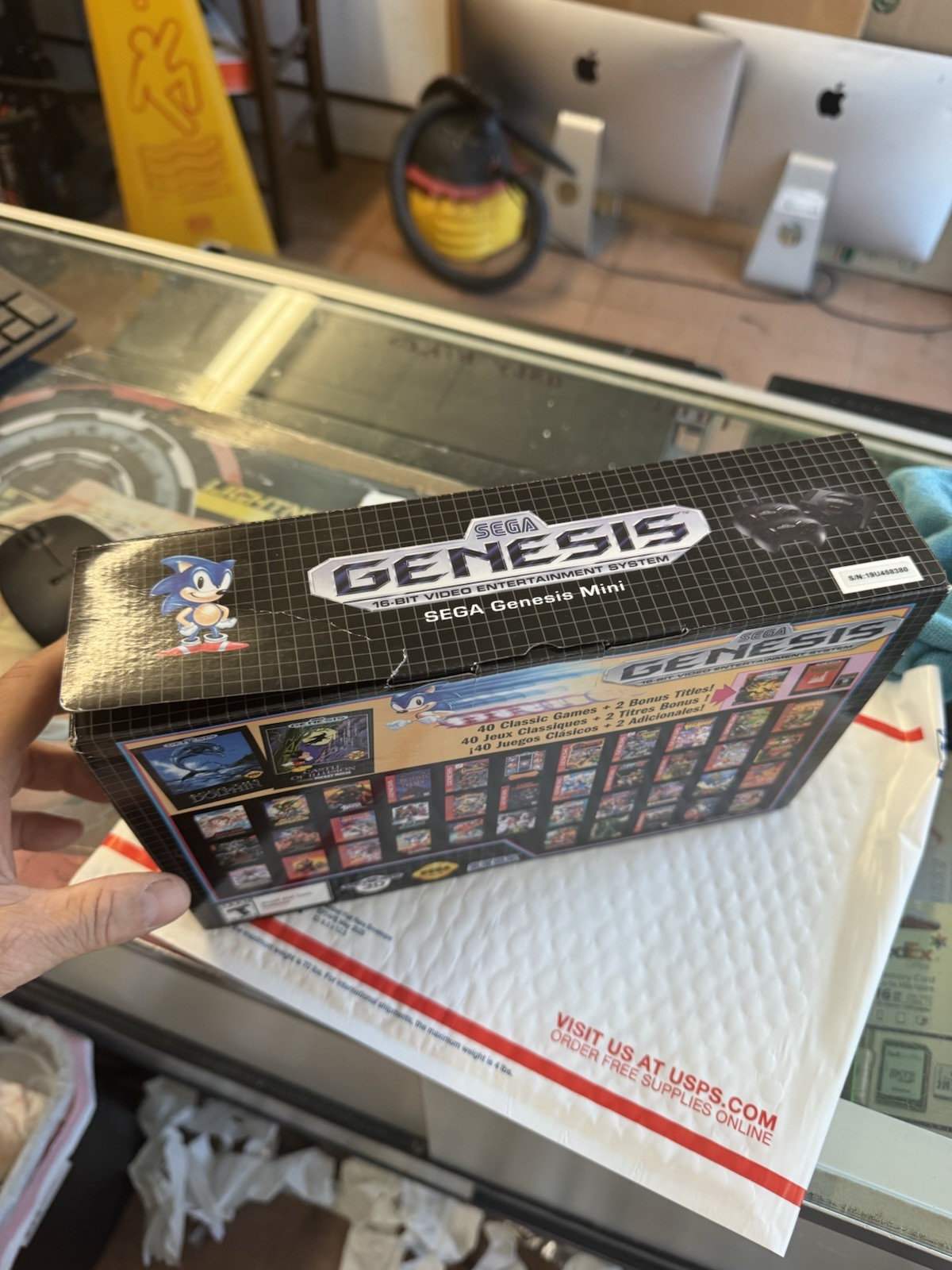 SEGA Genesis Mini Console Black New Classic Retro Game System HDMI 42 Games