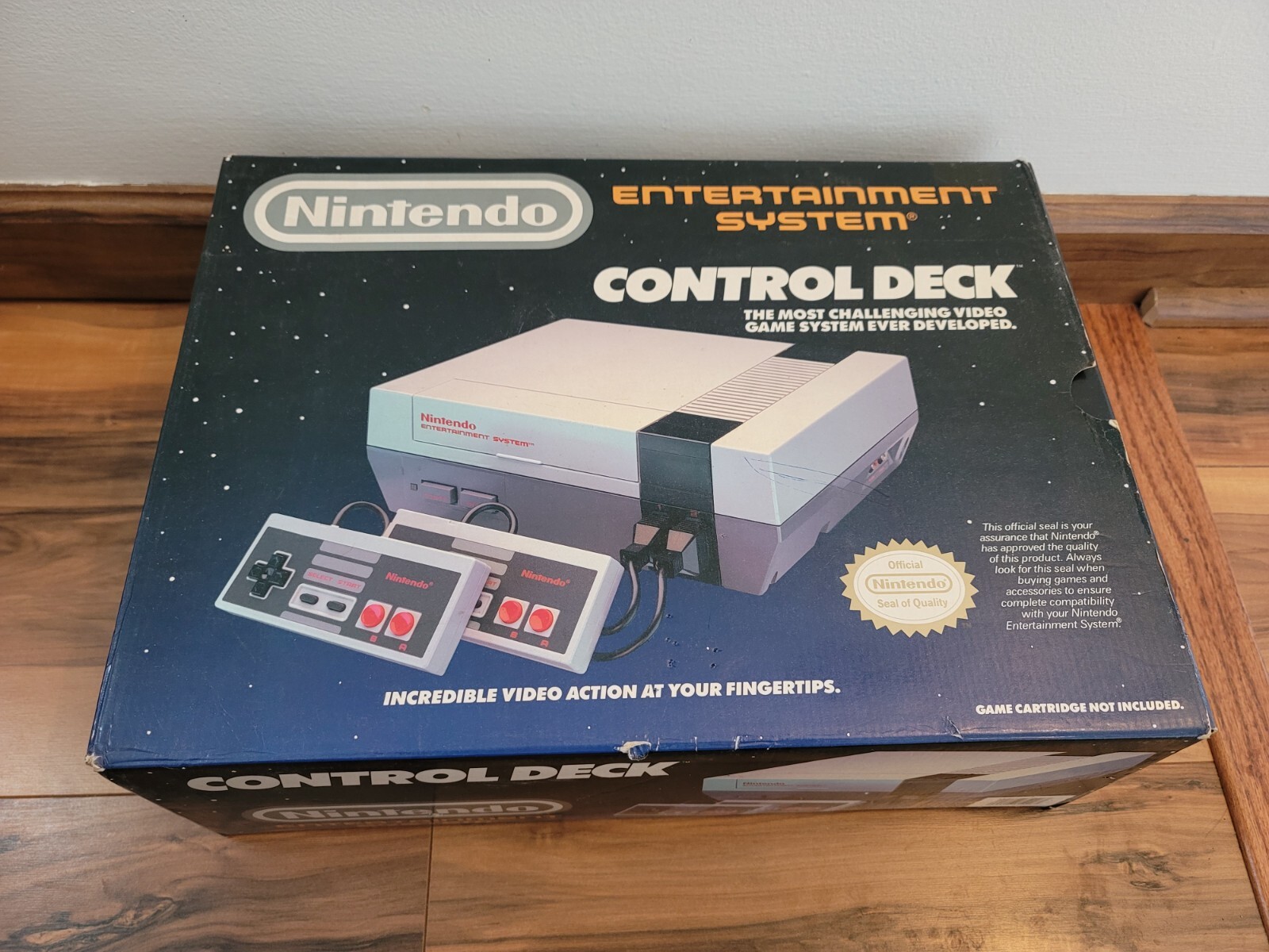 Nintendo NES Control Deck System Console CIB Complete In Box Great Shape 9
