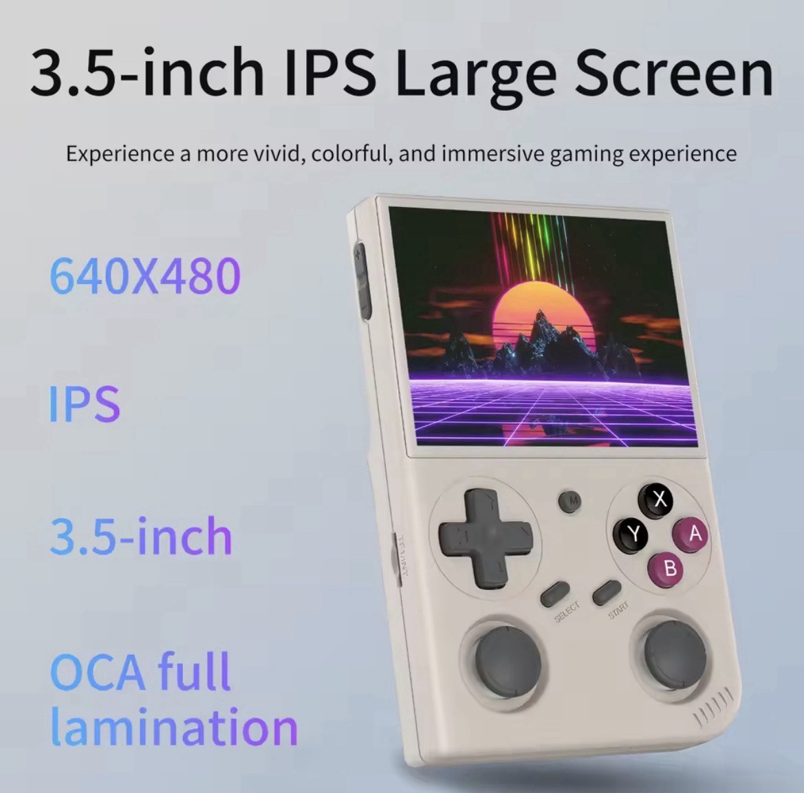 BATLEXP G350 Handheld Game Console 3.5in IPS 640×480 64GB USB-C