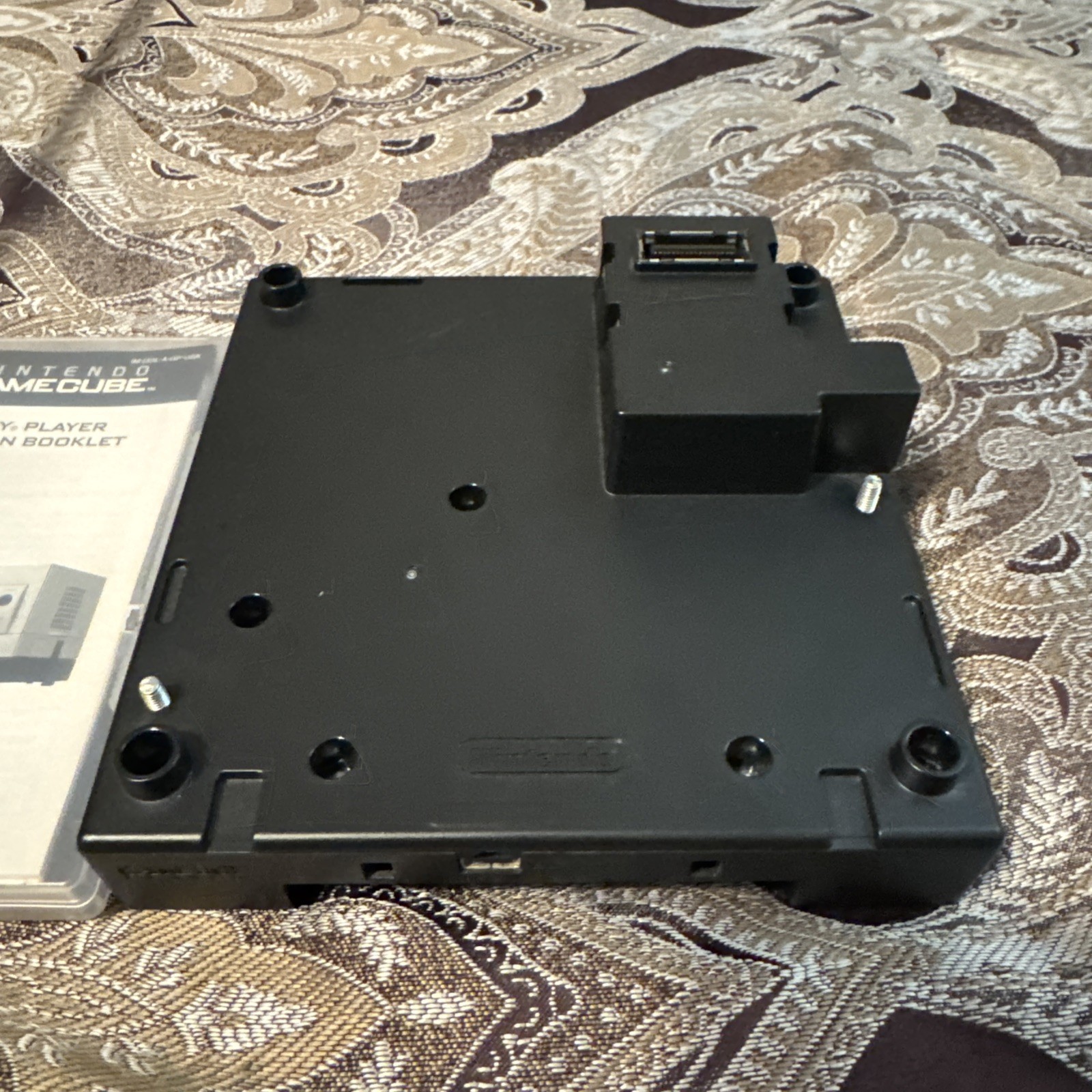 Gamecube Game Boy Player With Startup Disc And Case, Tested And Working